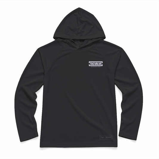 TACVALVE Exray Performance Hooded Long Sleeve, Charcoal